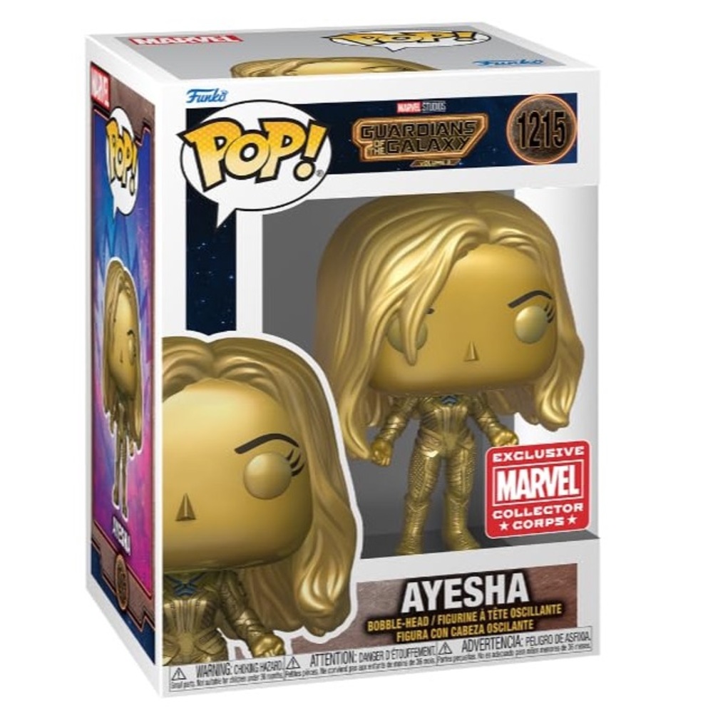 Ayesha Guardians of the Galaxy Volume 3 Bobble-Head Funko Pop